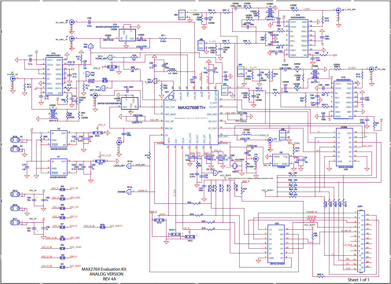 Maxim Integrated MAX2769CEVKIT# Reference Design 3