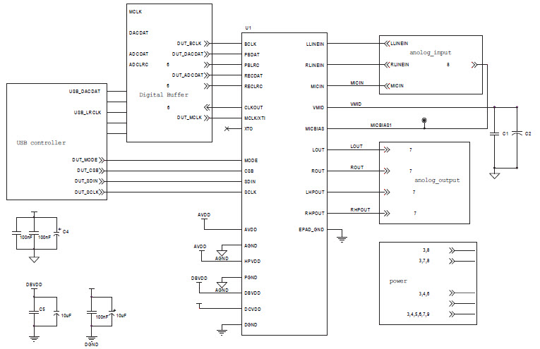 Analog Devices Inc. SSM2603-EVALZ Reference Design 2