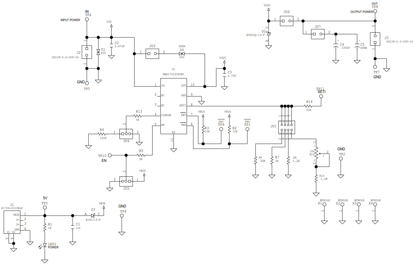 Maxim Integrated MAX17612CEVKIT# Reference Design 2