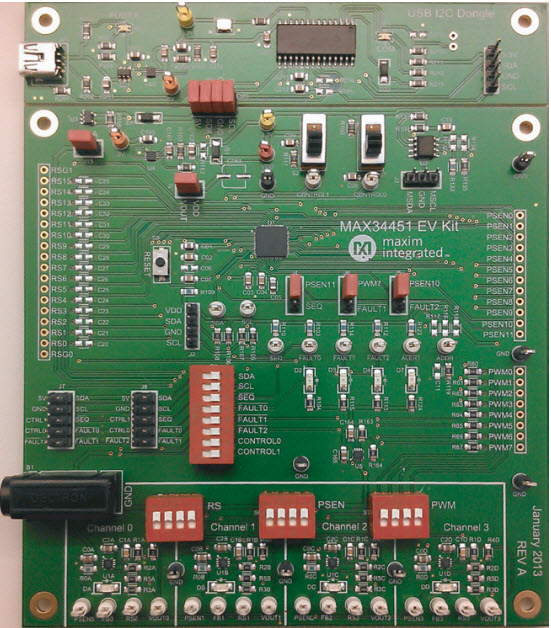 Maxim Integrated MAX34451EVKIT# Reference Design 1
