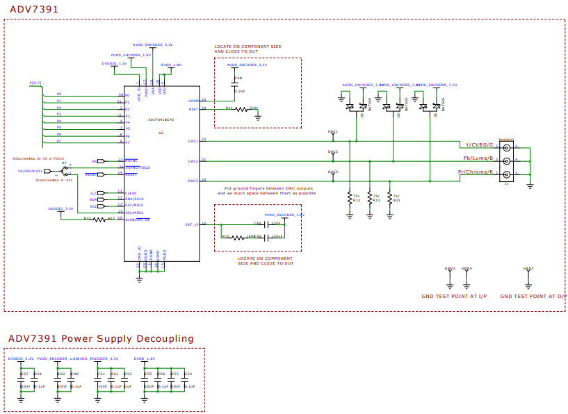 Analog Devices Inc. EVAL-ADV7182AEBZ Reference Design 3