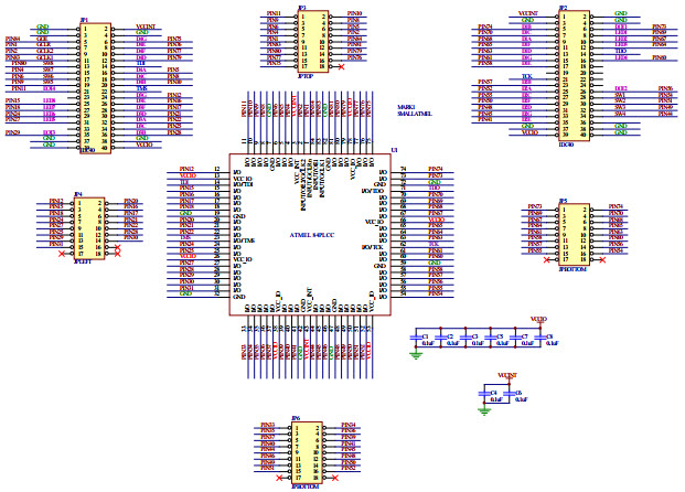 Microchip Technology ATF15XX-DK3-U Reference Design 3