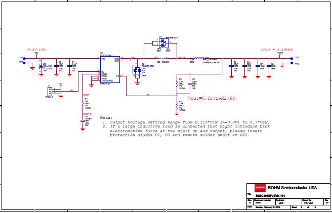 ROHM Semiconductor BD9C401EFJEVK-101 Reference Design 3