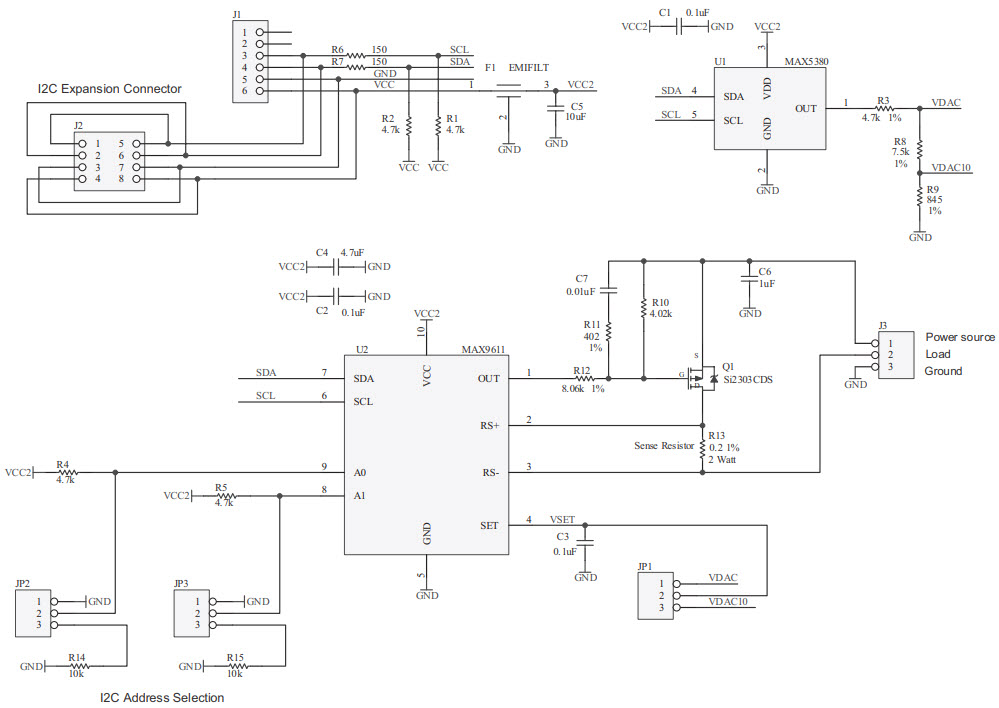 Maxim Integrated MAX9611PMB1# Reference Design 2