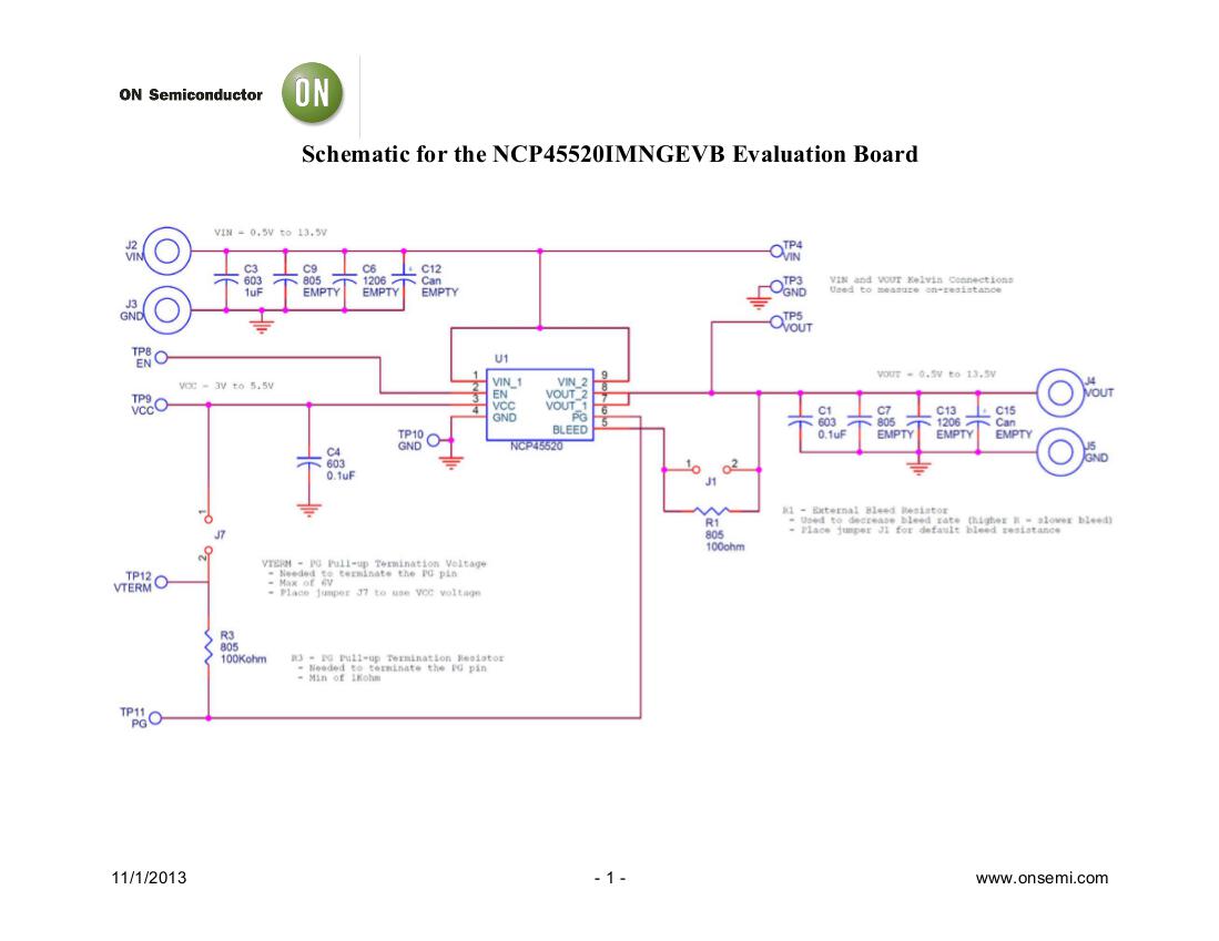 ON Semiconductor NCP45520IMNGEVB Reference Design 1