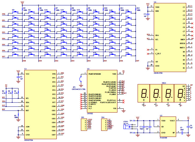 ISSI, Integrated Silicon Solution Inc IS31IO7326-QFLS4-EB Reference Design 3