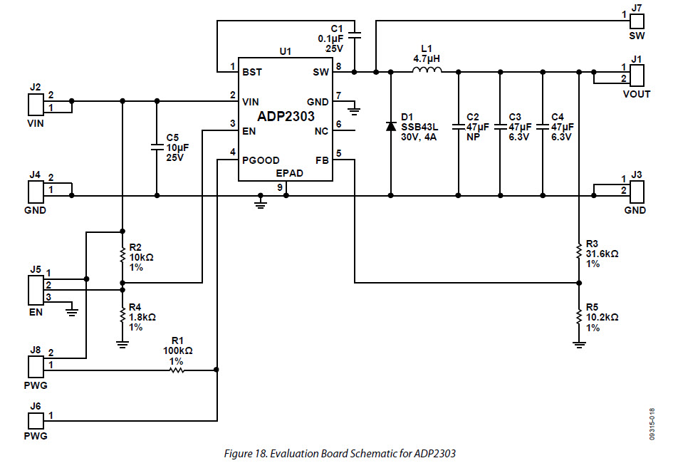 Analog Devices Inc. ADP2302-EVALZ Reference Design 2
