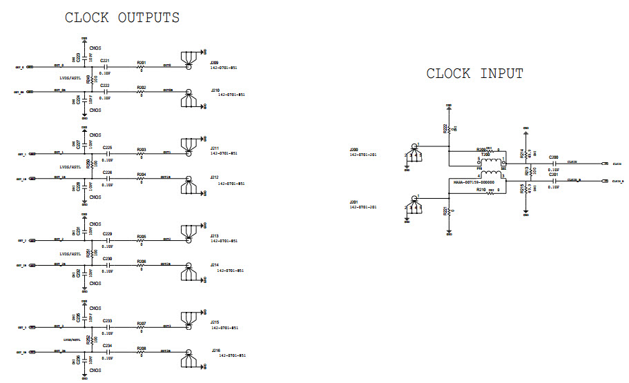 Analog Devices Inc. AD9508/PCBZ Reference Design 5