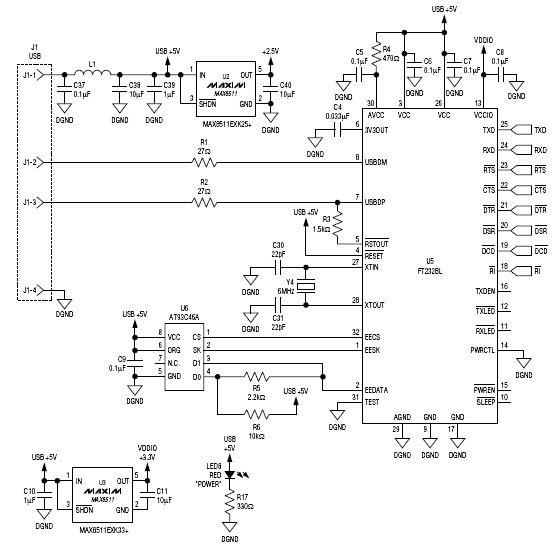 Maxim Integrated MAX7359EVKIT+ Reference Design 2