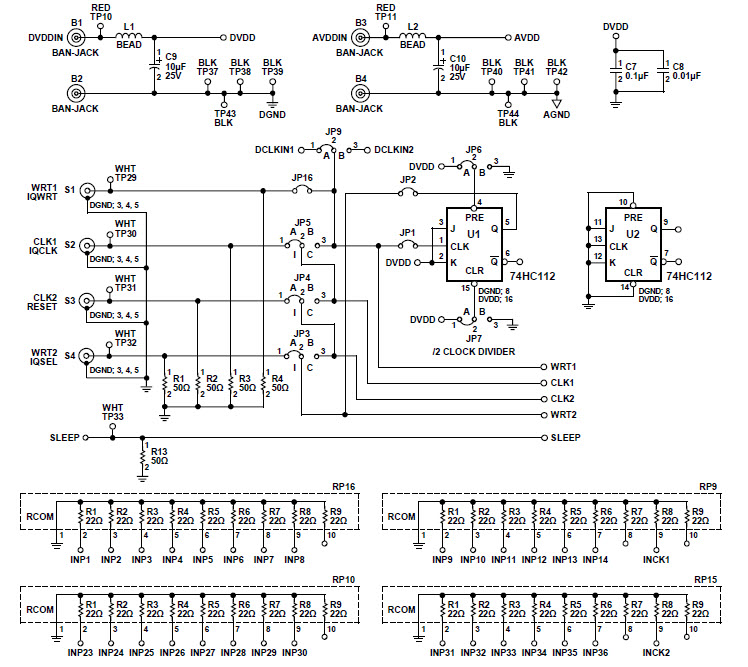 Analog Devices AD9709-EB Reference Design 2