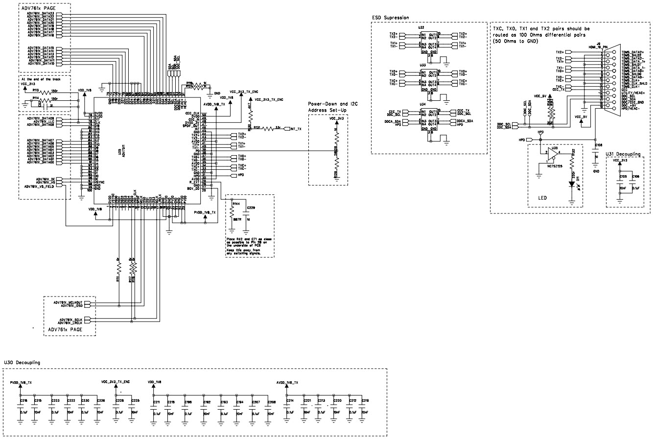 Analog Devices EVAL-ADV7610EBZ Reference Design 6