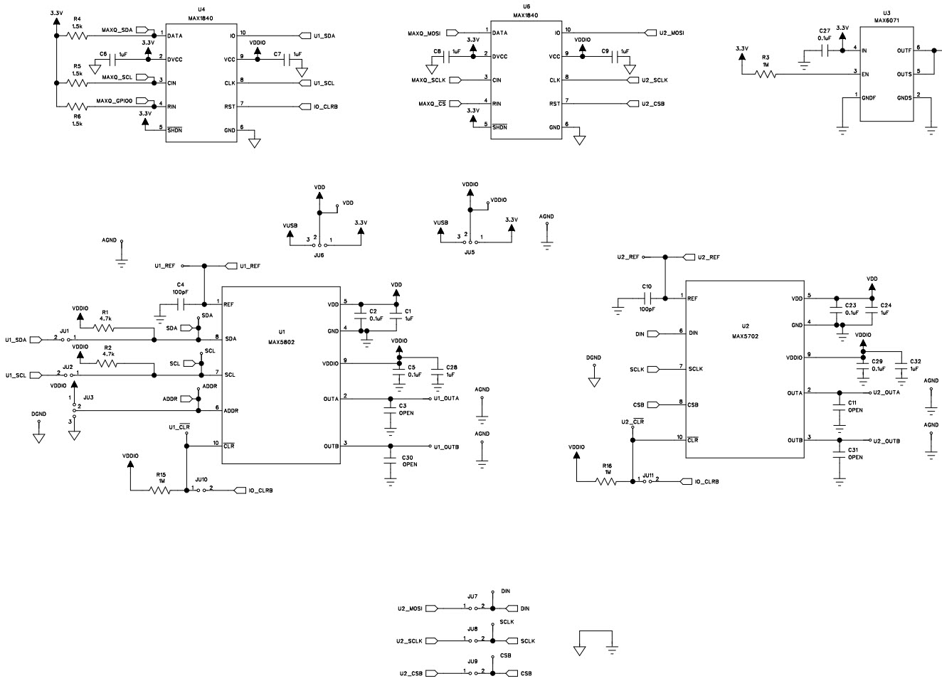 Maxim Integrated MAX5X02EVKIT# Reference Design 2