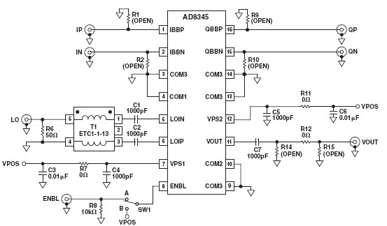 Analog Devices AD8345-EVAL Reference Design 1