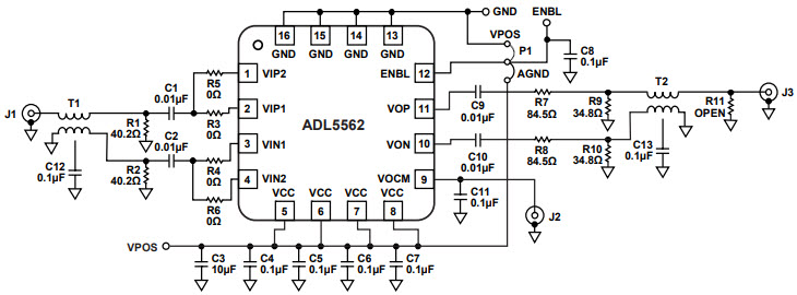 Analog Devices Inc. ADL5562-EVALZ Reference Design 2