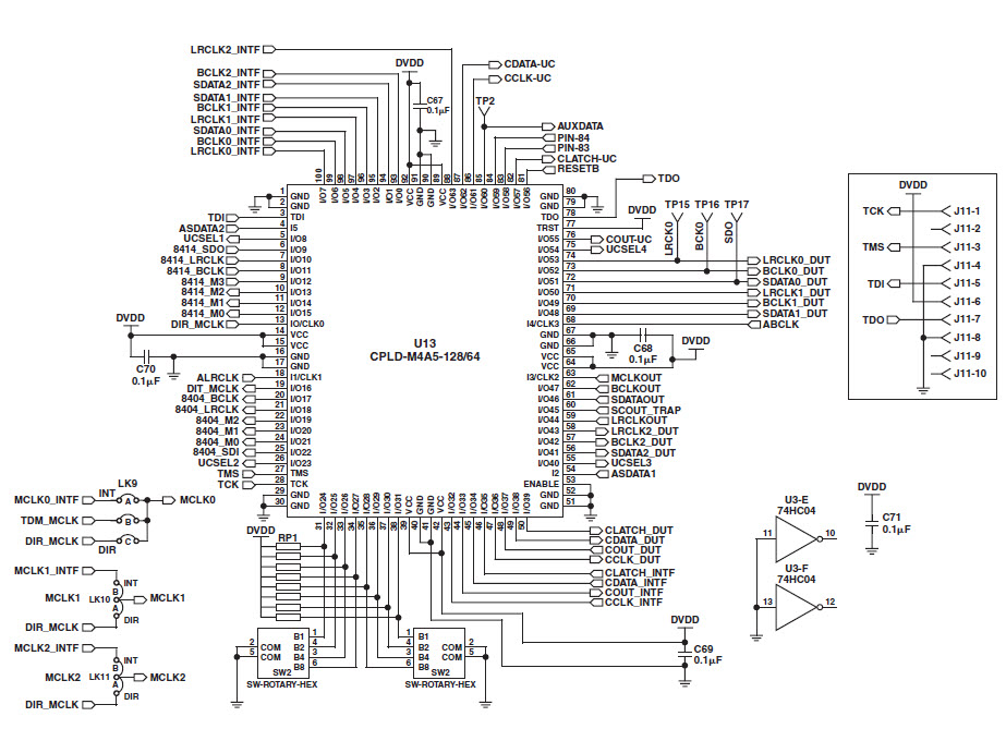 Analog Devices EVAL-AD1954EB Reference Design 7