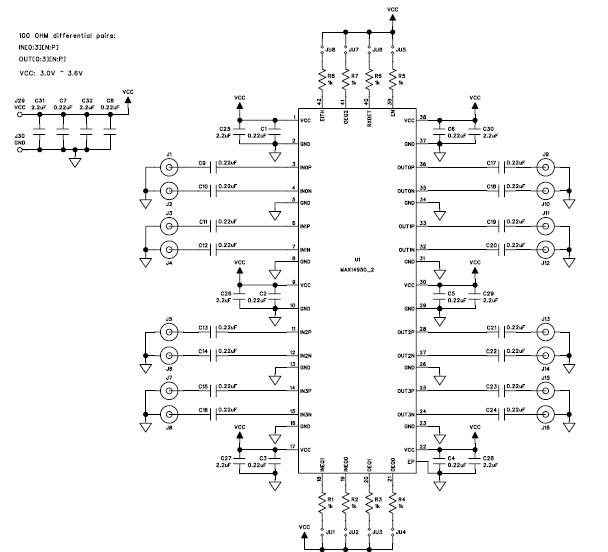 Maxim Integrated MAX14950EVKIT+ Reference Design 1