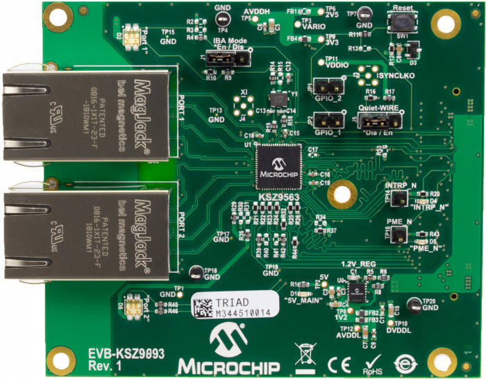 Microchip Technology EVB-KSZ9893 Reference Design 3