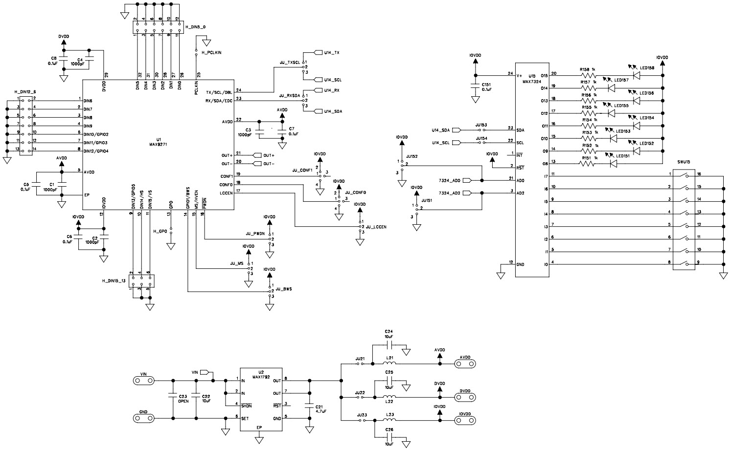 Maxim Integrated MAX9271COAXEVKIT# Reference Design 3