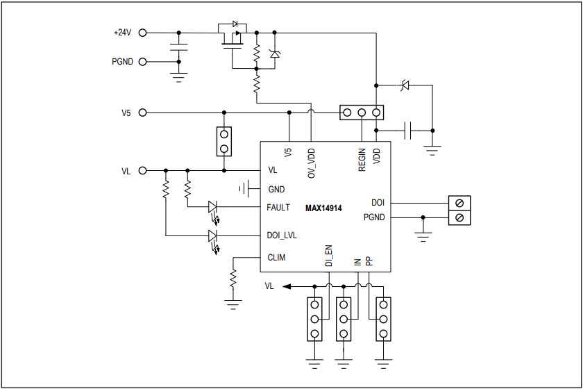 Maxim Integrated MAX14914EVKIT# Reference Design 3