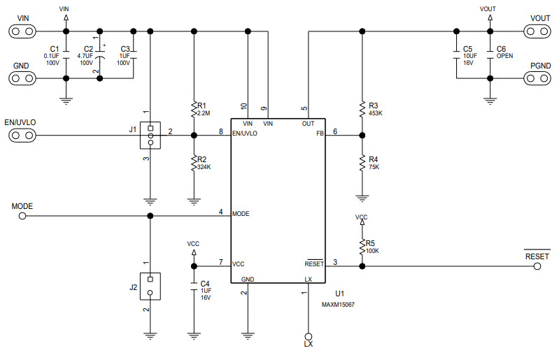 Maxim Integrated MAXM15067EVKIT# Reference Design 1