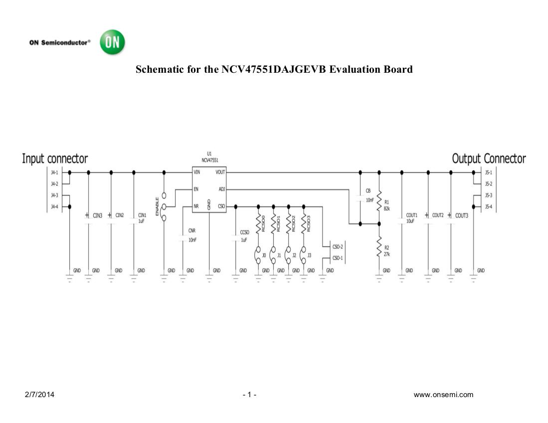 ON Semiconductor NCV47551DAJGEVB Reference Design 4