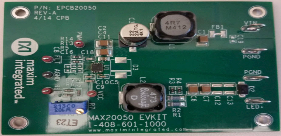 Maxim Integrated MAX20050EVKIT# Reference Design 2