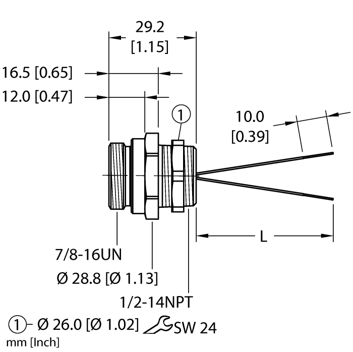 RSF 26-xM/NPT W/LNturck
