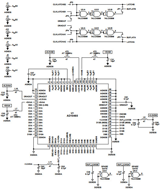 Analog Devices Inc. AD10465/PCB Reference Design 2