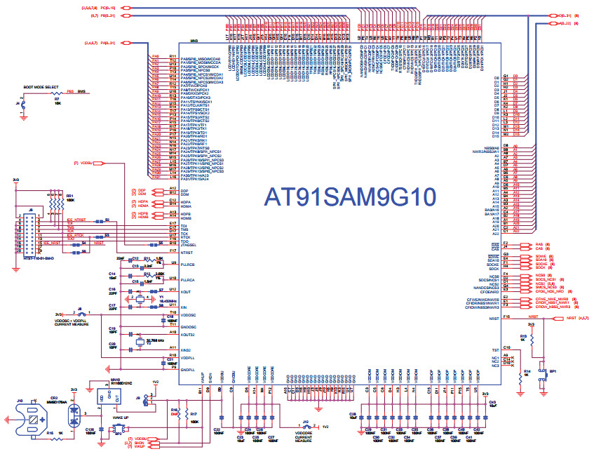 Microchip Technology AT91SAM9G10-EK2 Reference Design 9