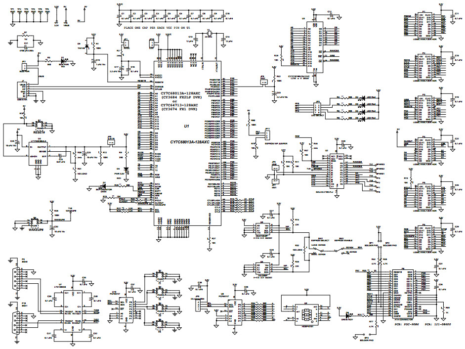 Infineon CY3674 Reference Design 3
