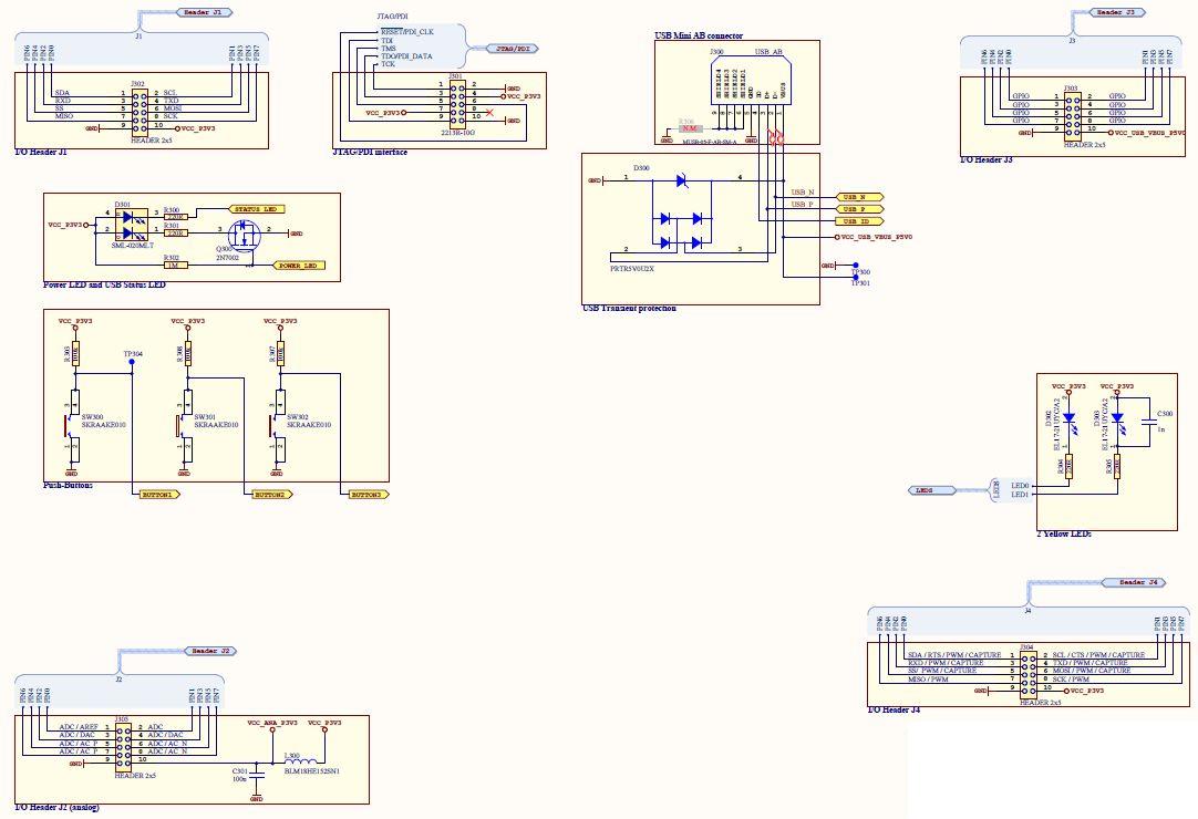 Microchip Technology ATxmegaA3BU-XPLD Reference Design 5