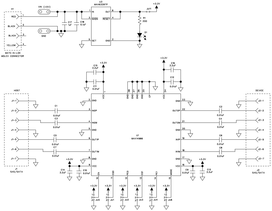 Maxim Integrated MAX14986EVKIT# Reference Design 3