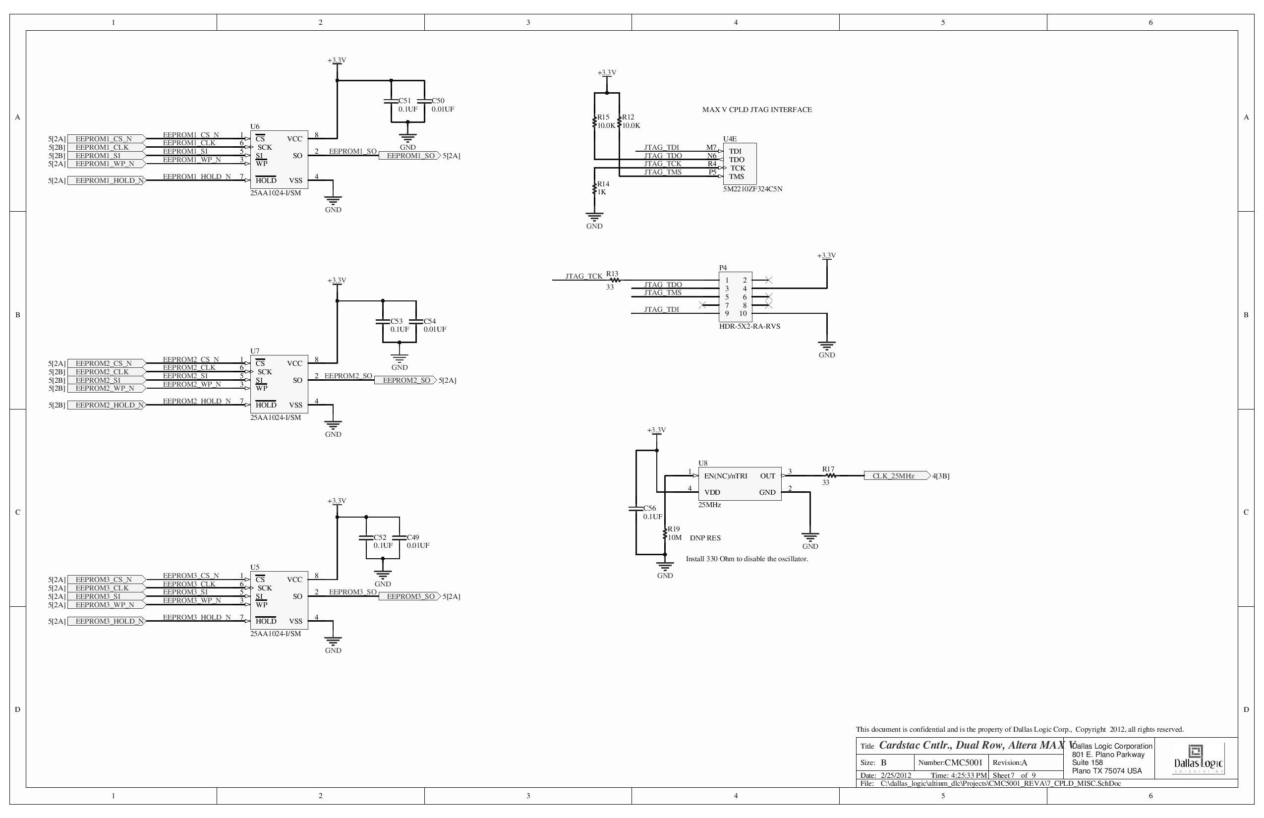 Dallas Semiconductor CMC5001-0M-2210-5 Reference Design 6