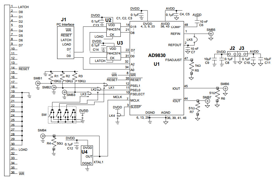 Analog Devices Inc. EVAL-AD9830EBZ Reference Design 2