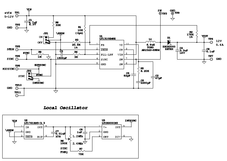 Linear Technology/Analog Devices DC526A Reference Design 3