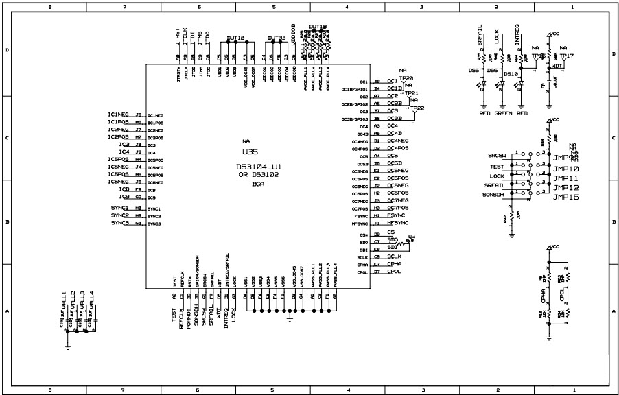 Microchip DS3106DK Reference Design 2