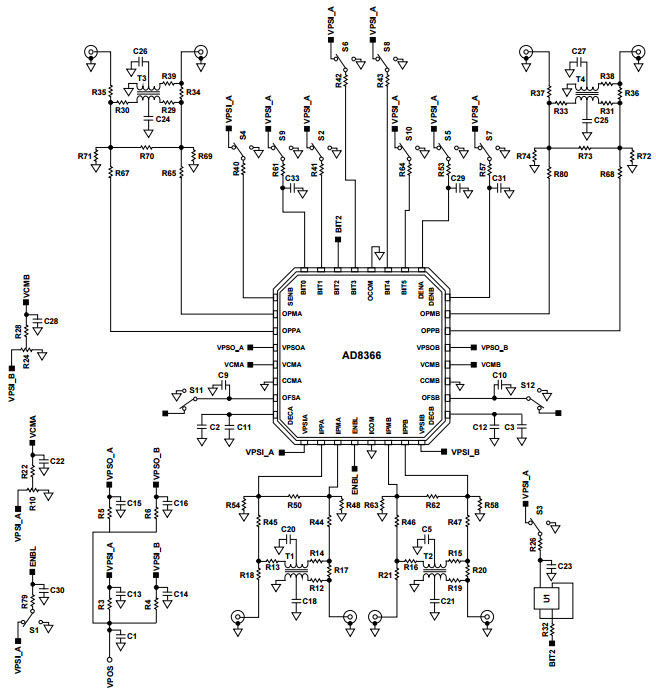Analog Devices Inc. AD8366-EVALZ Reference Design 2