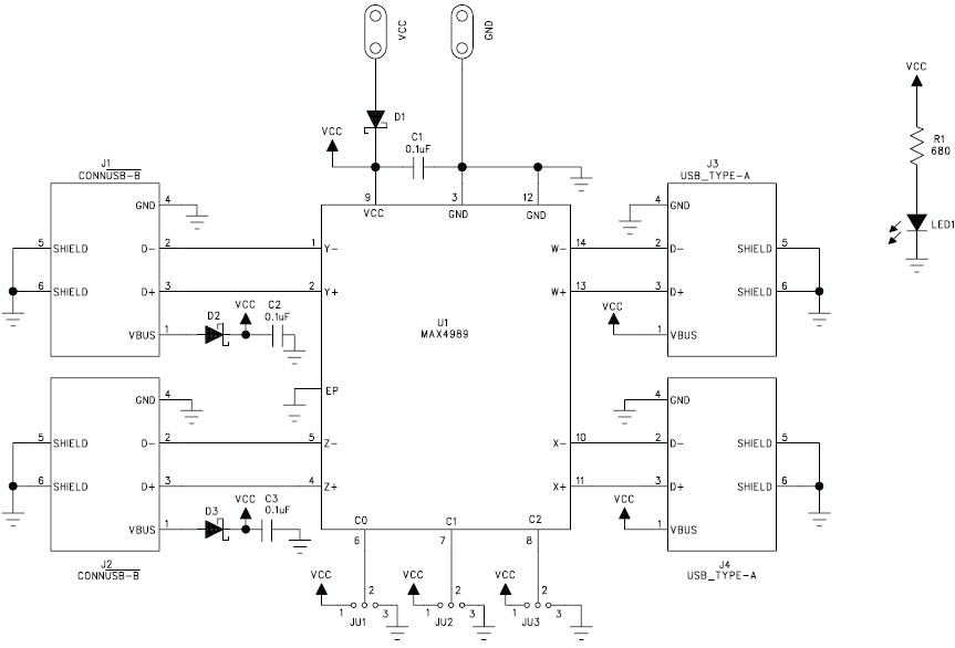 Maxim Integrated MAX4989EVKIT+ Reference Design 2