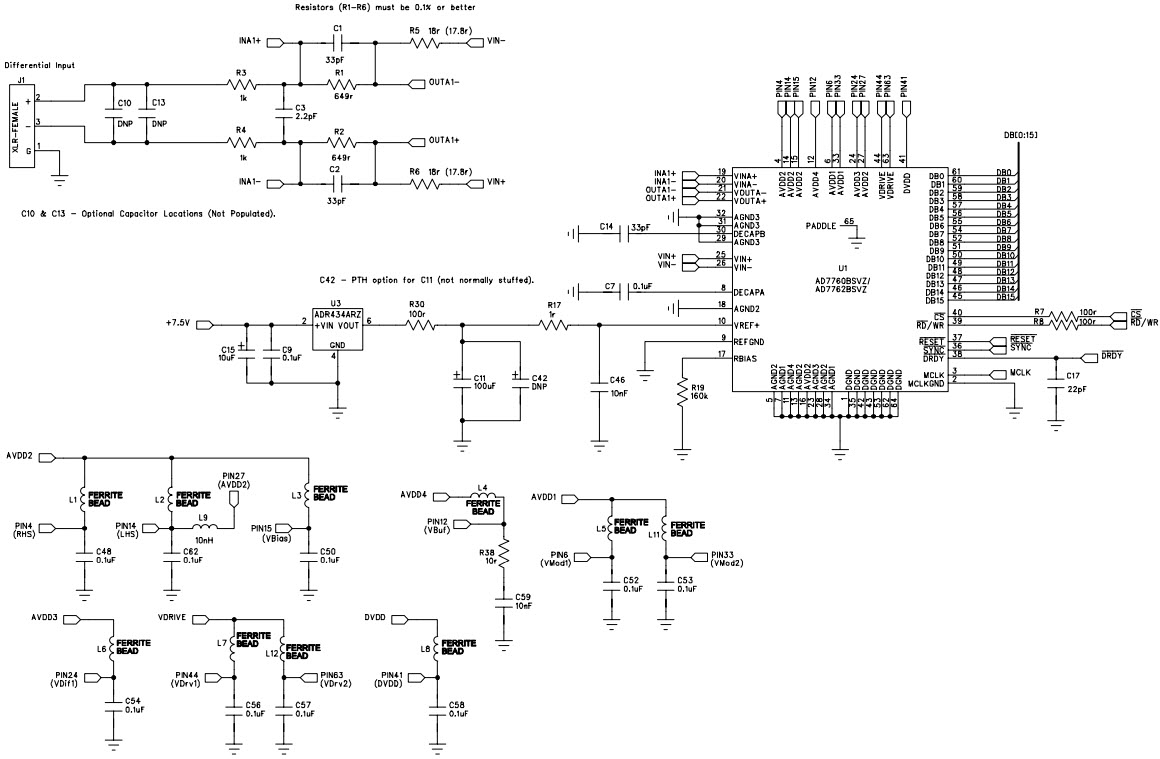 Analog Devices Inc. EVAL-AD7760EDZ Reference Design 4