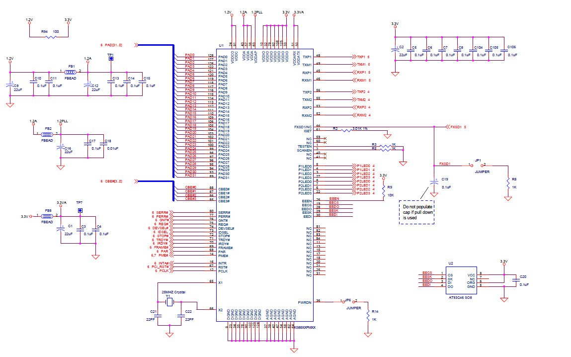 Microchip Technology KSZ8842PMQL-EVAL Reference Design 7