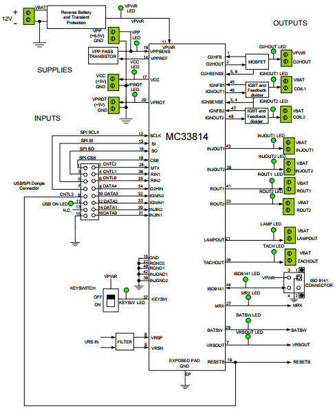 NXP USA Inc. KIT33814AEEVBE Reference Design 2