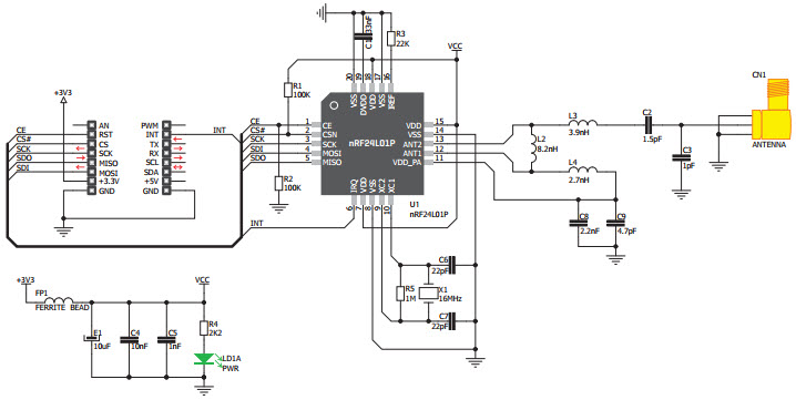 MikroElektronika NRFSCLICK Reference Design 3