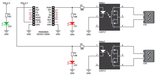 MikroElektronika RELAY2CLICK Reference Design 3