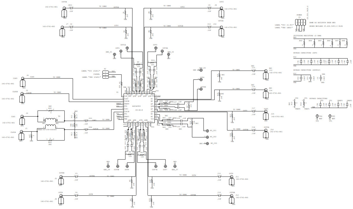 Analog Devices Inc. ADCLK950/PCBZ Reference Design 3