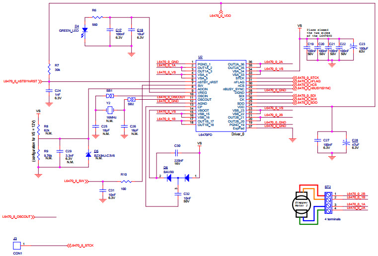 STMicroelectronics X-NUCLEO-IHM02A1 Reference Design 3