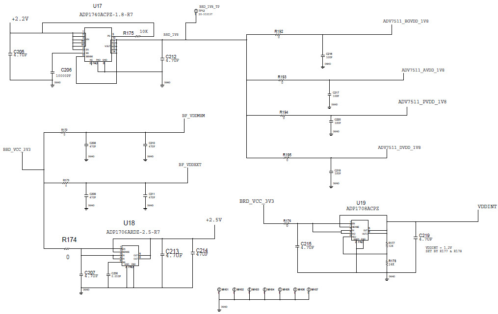 Analog Devices Inc. EVAL-ADV7613FEBZ Reference Design 1