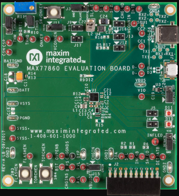 Maxim Integrated MAX77860EVKIT# Reference Design 3