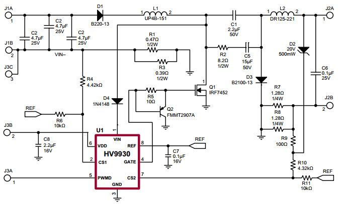 Microchip HV9930DB2 Reference Design 2