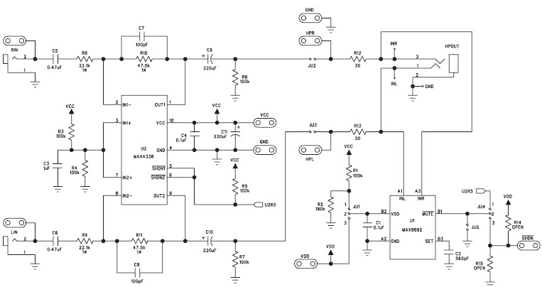 Maxim Integrated MAX9892EVKIT+ Reference Design 3
