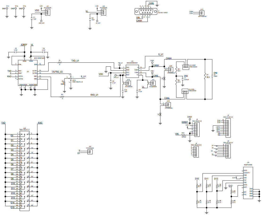Maxim Integrated MAX33053ESHLD# Reference Design 2